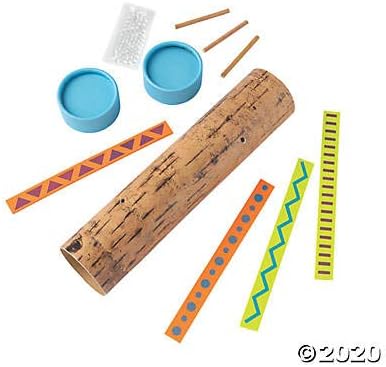Fun Express Rainstick Craft Kit- 12 - Crafts for Kids and Fun Home Activities - Vacation Bible School Supplies/Decor