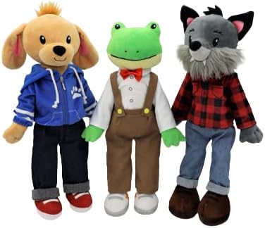 Plushible Soft Baby Doll, 18 Inch Frog - Plush Rag Doll with 2 Clothing Sets, My First Plush Toy for Girls, Boys & Infants, Soft Baby Stuffed Toy, Adorable Companion for 1 Year Old & Up