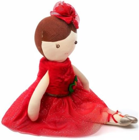 Bearington Evie Christmas Ballerina, 16.5 Inch Ballerina Doll, Ideal Christmas Doll Gift for Toddlers, Kids & Teens, for Ages 3-14