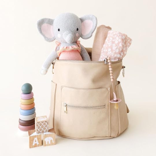 cuddle + kind Eloise The Elephant Little 13" Hand-Knit Doll – 1 Doll = 10 Meals, Fair Trade, Heirloom Quality, Handcrafted in Peru, 100% Cotton Yarn