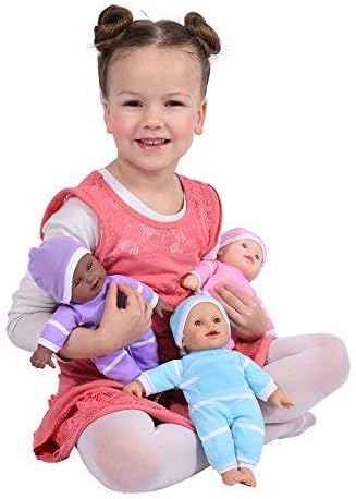 The New York Doll Collection 11 inch Soft Body Baby Doll in Gift Box - 11" Doll Toy for Kids, Boys, Girls and Toddlers - Baby Doll Pacifier Accessory Included