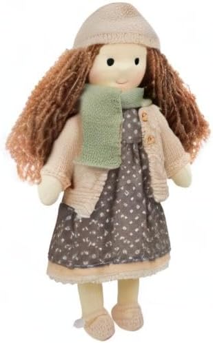 BlissfulPixie Waldorf Handmade Rag Doll - Personalized Collectors Plush for Kids Birthday Present With Beautiful Box-Lenka 12"