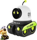 Kids Cartoon Projector Lamp, Cartoon Robot Car Projection Lamp, Rechargeable Robot Night Light with Music, Universe Starry Sky Rotate LED Animal Holiday Room Decor, 21 Discs(1pc)