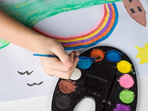 108 Sheets of Art Paper (11.7" x 8.3") Perfect as Watercolor Paper, Drawing, Sketching & Finger Painting - Ideal for Kids, Adults & Water Color Paper Sets. Save with a Bulk Pack of Loose White Sheets