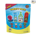 Halloween Candy Variety Pack Bag, 12 Count Assorted Lollipops, Bulk Individually Wrapped Ring Pop, Push Pop, Baby Bottle Pop & Juicy Drop For Birthday Party Favors, Trick or Treat, Bowls, Kids Gifts