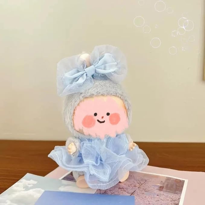 Luxury Chic Doll Clothes Set with Elegant Dress, Shirt, Bow & Necklace - Premium Outfit for Dress Up, Collecting & Gift Giving - Perfect for Kids, Doll Collectors & 18 Dolls (6)