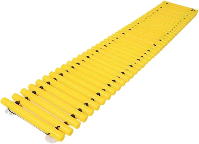 Balance Path Board Balance Block Space Saving Stable Non Slip Edging Kindergarten Balance Trail for Outdoor Indoor, Yellow
