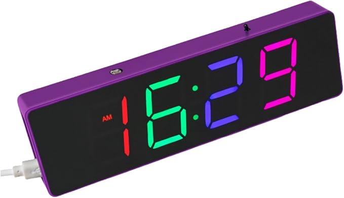 DIY Soldering Practice Kit, Digital Alarm Clock Soldering Kit, 4-Digit Display, RGB Color Modes, Electronic Soldering Project