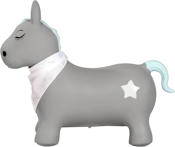 Kindsgut Bouncy Animal Hopper Pony for Children, Designed in Germany, Playful and Modern Colors, air Pump Included, Indoors and Outdoors