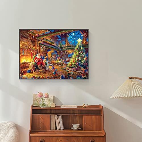 500 Piece Puzzles for Adults Santa Claus Merry Christmas 20.5 x 15 Inch 500 Piece Jigsaw Puzzles for Adults Christmas Puzzles 500 Pieces for Adult