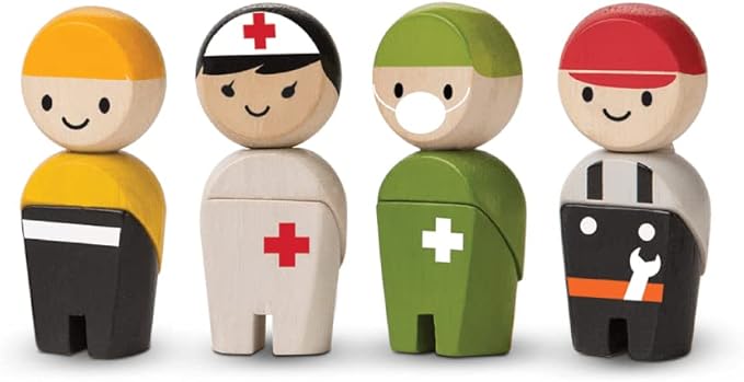 PlanToys 4 Piece Rescue Crew (6269)