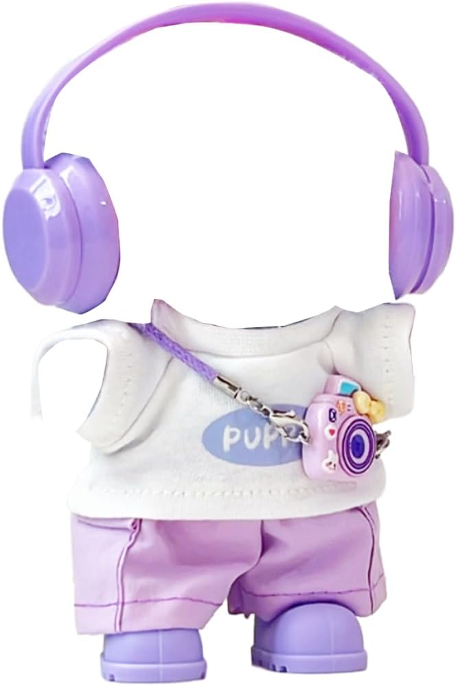 17cm Doll Clothes Set & Outfit Set for 17cm Dolls - Premium Fashion Dresses with Accessories, Luxury Chic Doll Clothing & Style Bundle,Just Clothes (Style-7)
