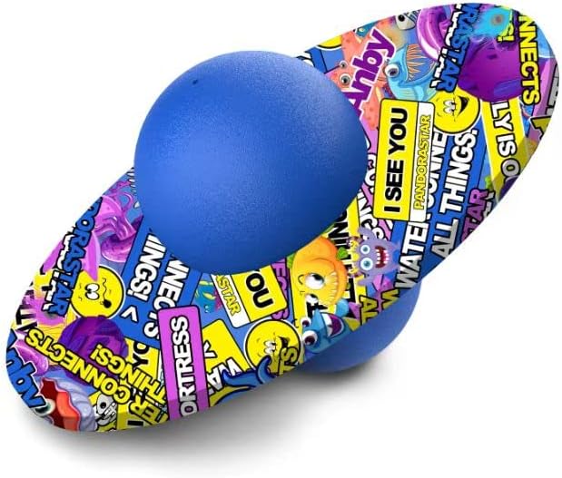 Pogo Ball for Kids & Adults Up to 200lb, Balance Coordination Trick Bounce Board Pop Ball Cool Fun Challenge Indoor Outdoor Toys Pogo Jumper Birthday Gifts for Boys Girls Halloween