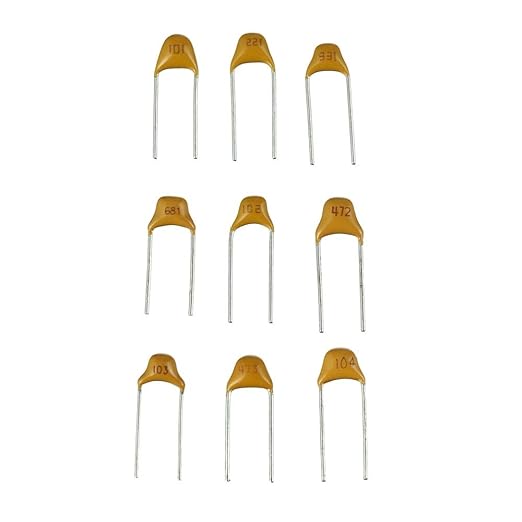BOJACK 15 Type Values 600Pcs Ceramic Capacitor Assortment Kit Capacitors from 10pf to 100nF in a Box