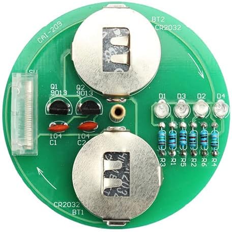 ISolderStore Soldering Project Soldering Practice Kit LED Rotating Desk Gyroscope DIY Kit Electronics Kit for Beginner