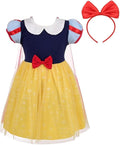 Dressy Daisy Princess Dress Up Clothes Halloween Fancy Party Tulle Skirt Summer Outfit for Baby & Toddler Girls