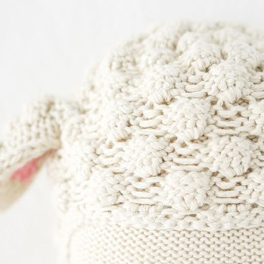 cuddle + kind Pastel Lucy The Lamb Little 13" Hand-Knit Doll – 1 Doll = 10 Meals, Fair Trade, Heirloom Quality, Handcrafted in Peru, 100% Cotton Yarn