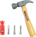 Toy Choi's 4Pcs Toddler Hammer, Plastic Toy Hammer and Toys Simulation Hammers Maintenance Tools, Pretend Play Kid Hammer for Toy Workbench