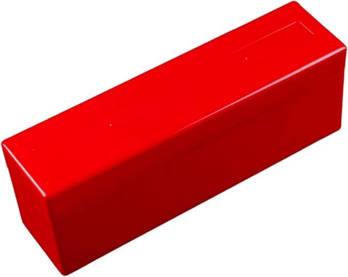 MUDOR 2 Pack Coin Slab Storage Box, Plastic Holder Case for Collectors, Compatible with 20 PCGS Slab, Olny Box (RED, 2)