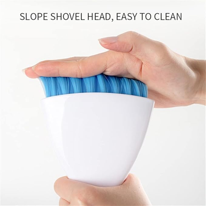 Dust pan Broom Brush Dustpan - Small Broom and Dustpan Set,Mini Broom and Dustpan,Small Dustpan and Brush Set for Home Cleaning, Sofa, Desk, Guinea Pig Cage, Cat Litter etc.（Light Blue）