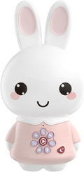 alilo Honey Bunny Pro, Kids Music Player with Night Light, Bluetooth, Recorder, Preloaded 71 Nursery Rhymes, 50 Stories, 55 Soothing Music, Storytelling Toys Gifts for Toddlers Baby Boy Girl,Pink
