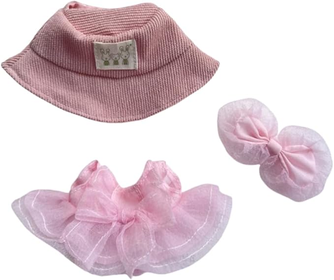 Luxury Chic Doll Clothes Set with Elegant Dress, Shirt, Bow & Necklace - Premium Outfit for Dress Up, Collecting & Gift Giving - Perfect for Kids, Doll Collectors & 18 Dolls (7)
