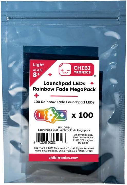 Launchpad LEDs Rainbow Fade Megapack (Rainbow, 100 Pack)