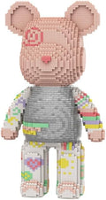 DAHONPA Painting Bear Micro Building Blocks Set (5250 Pieces), Bear Bricks Home & Office Decor, Gift for Adults and Kids