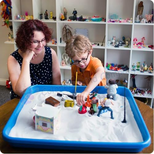 Sandtastik Therapy Sand, 10 lb | Premium Safe & Non-Toxic for Sandboxes Sand Trays Sensory Tables, No Dust, No Free Silica