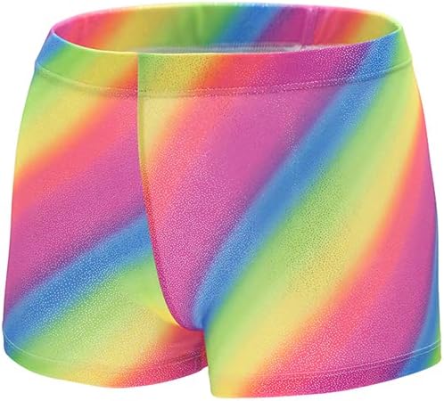 Aosva Little Big Girls' Sparkle Dance Tumbling Athletic Gymnastics Short 2-14Years