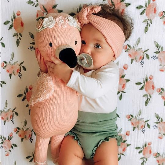 cuddle + kind Penelope The Flamingo Regular 20" Hand-Knit Doll – 1 Doll = 10 Meals, Fair Trade, Heirloom Quality, Handcrafted in Peru, 100% Cotton Yarn