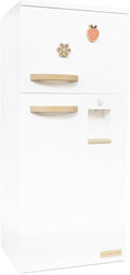 Le Toy Van – Wooden Stand Alone Fridge Freezer Set | Grand Free Standing Refrigerator & Freezer with Accessories Pretend Play Set – Suitable for 36+ Months