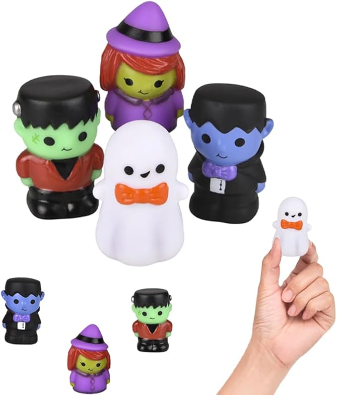 Halloween Finger Puppets, Feeling Tiny Finger Puppets, Fun Prank Toys, Puppet Show, Gag Gifts, Party Favor (8-Pack)