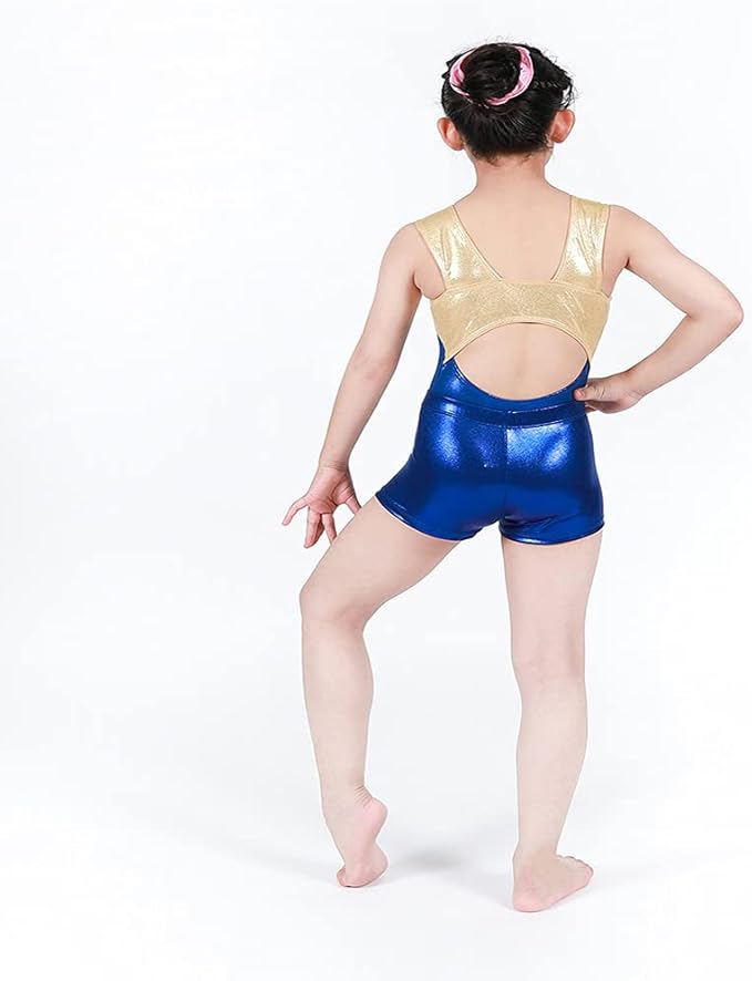 Aosva Little Big Girls' Sparkle Dance Tumbling Athletic Gymnastics Short 2-14Years