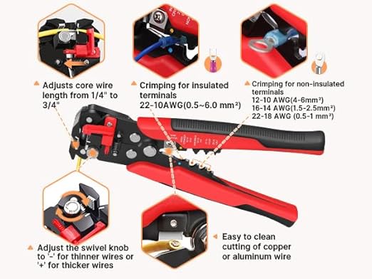 Ultimate All-in-One Heat Shrink Solder Seal Wire Connectors Kit – Wire Striper, Heat Gun, Kuject 2000PCS Waterproof Solder Stick Butt Connectors, Electrical Wiring Connector Kit for Marine Automotive