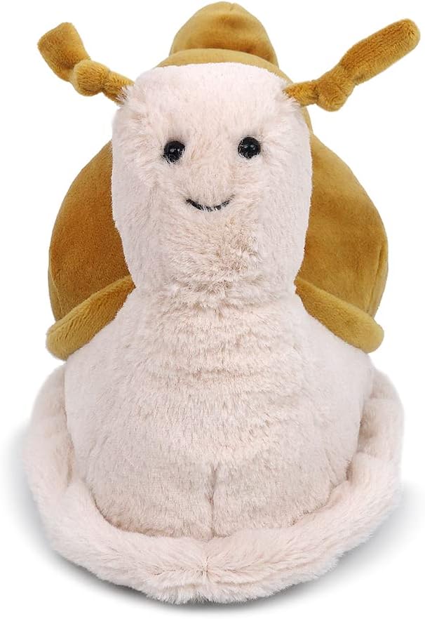 MON AMI Shelby The Snail Stuffed Animal - 11", Soft & Premium Snail Plush Toy, for Toddlers, Kids, Use as Toy or Nursery Room Décor