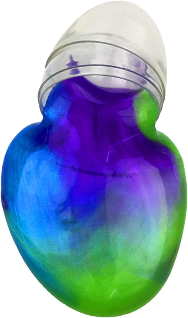 Anditoy 5 Pack Slime Eggs Stress Relief Toys for Kids Boys Girls Christmas Stocking Stuffers Gifts Party Favors (Blue+Purple+Green)