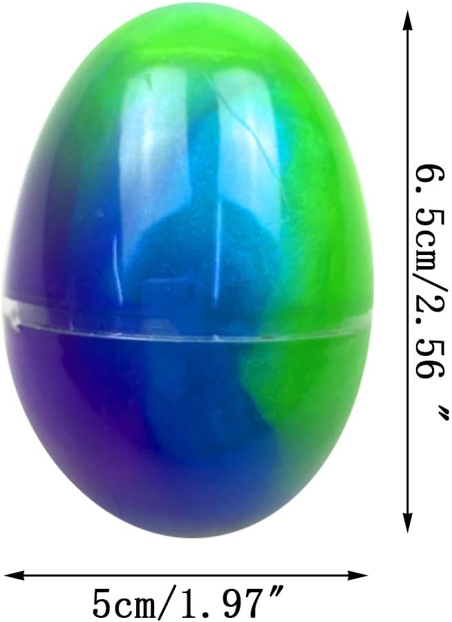 Anditoy 5 Pack Slime Eggs Stress Relief Toys for Kids Boys Girls Christmas Stocking Stuffers Gifts Party Favors (Blue+Purple+Green)