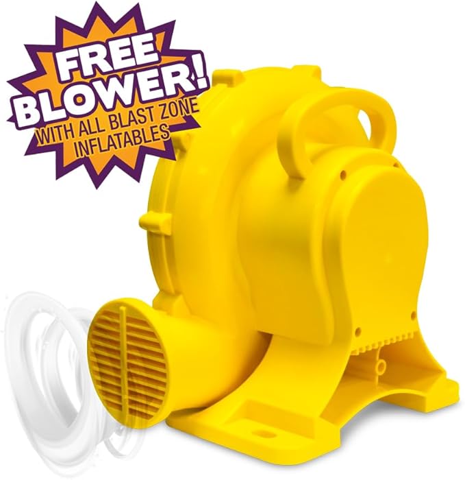 Blast Zone Pirate Bay - 20x12 Huge Wet/Dry Bounce House Water Park - Blower - Slide - Climbing Wall - Tunnel - Cannons