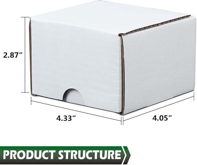 GRAND ORANGE 50 Pack 200 Count Trading Card Storage Boxes Corrugated Paper Cardboard Organizer for Sports Gaming Cards Trading Paper Boxes