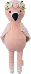 cuddle + kind Penelope The Flamingo Regular 20" Hand-Knit Doll – 1 Doll = 10 Meals, Fair Trade, Heirloom Quality, Handcrafted in Peru, 100% Cotton Yarn