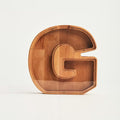 Personalized Wooden Piggy Bank – Custom Letter G Coin Bank in Beech Wood with Clear Acrylic Front, Engraved Name Option, Money Saving Box for Kids and Adults