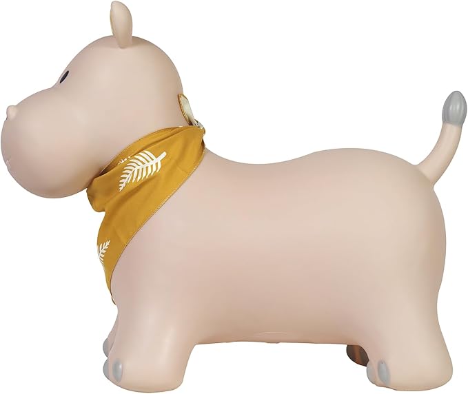 Kindsgut Bouncy Animal Hopper Hippo for Children, Designed in Germany, Playful and Modern Colors, air Pump Included, Indoors and Outdoors
