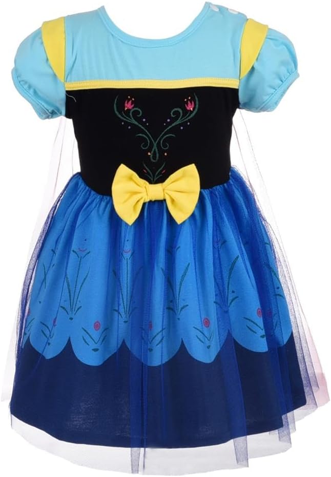 Dressy Daisy Princess Dress Up Clothes Halloween Fancy Party Tulle Skirt Summer Outfit for Baby & Toddler Girls