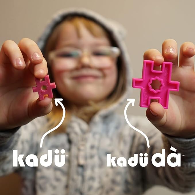 KADU Rainbow 250 Piece Set - STEM/STEAM Building + Construction Toy, for Open + Imaginative Play Ages 5+