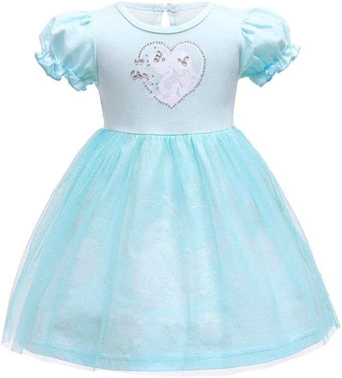 Dressy Daisy Princess Dress Up Clothes Halloween Fancy Party Tulle Skirt Summer Outfit for Baby & Toddler Girls