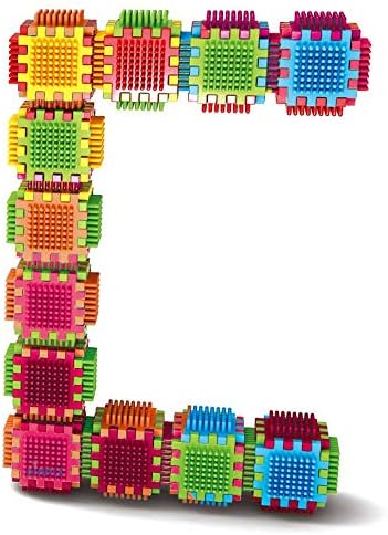 Dimple 360-Piece Set Large Stacking Blocks and Interconnecting Building Set, Makes 60 Blocks, for Boys & Girls, Educational Fun, Great Toy for Child Development for Kids and Toddlers