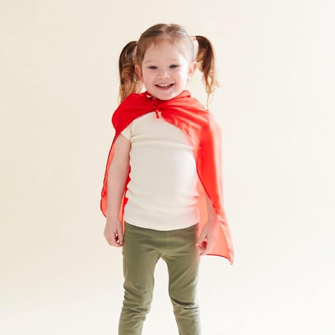 Sarah's Silks Mini Playsilks | Solid Colors | Creative Waldorf Toys for Education and Open-Ended Play (Red)