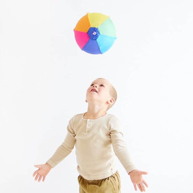 Sarah's Silks Rainbow Balloon Ball | Reusable Safe Balloon Toy for Children
