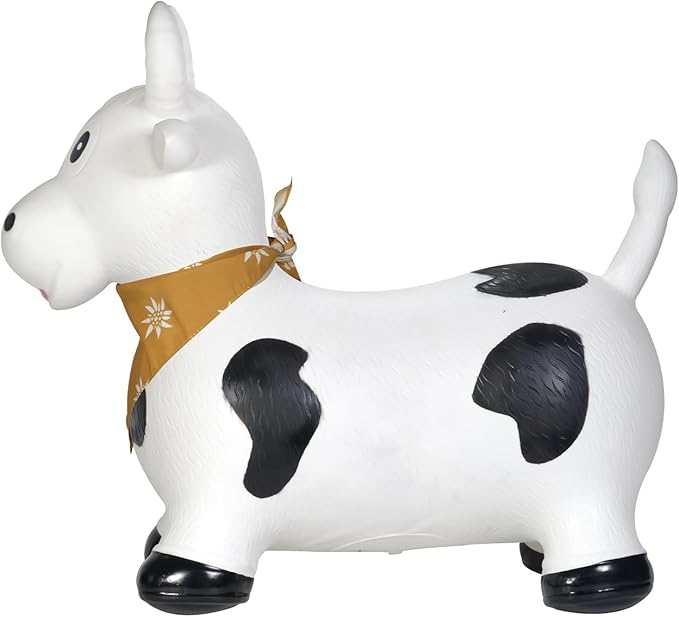 Kindsgut Bouncy Animal Hopper Cow for Children, Designed in Germany, Playful and Modern Colors, air Pump Included, Indoors and Outdoors